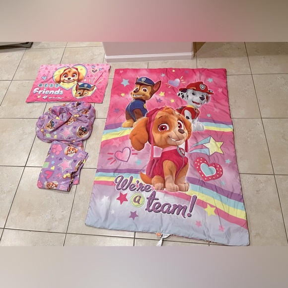 Paw Patrol Skye We're A Team Toddler Bedding Set - Picture 2 of 4